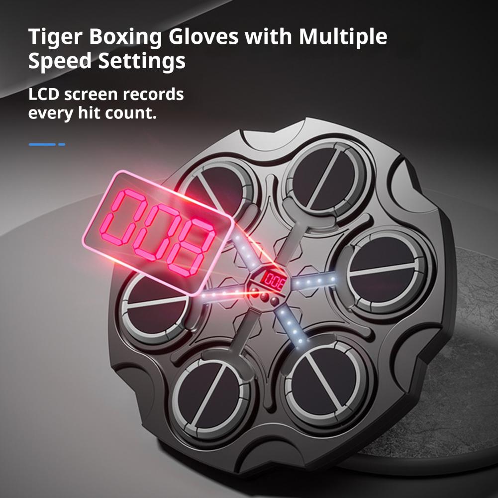 Led Gloves Music - Muziek-boksmachine, aan de muur gemonteerd LED-boksdoelwit,