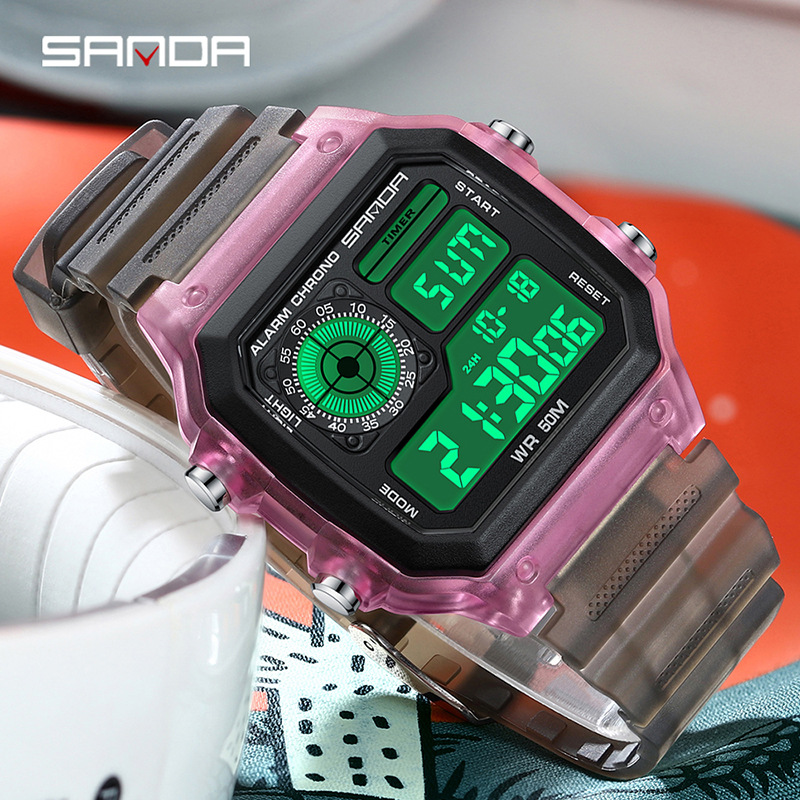 Electronic Gift - Mode Sanda Topmerk Led Digitale Sport