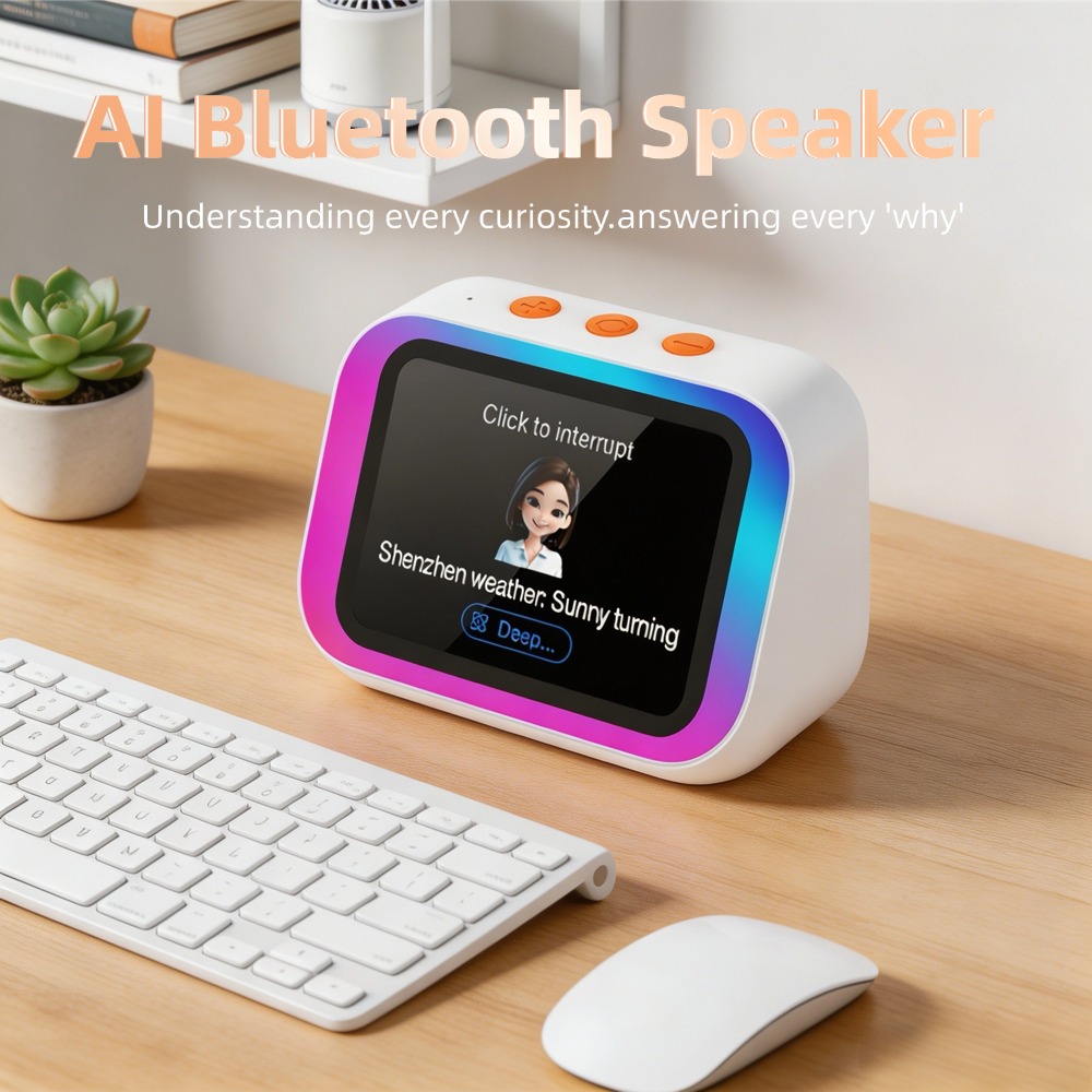 Portable Translator Device - AI Bluetooth Speaker 5.4 AI spraakassistent