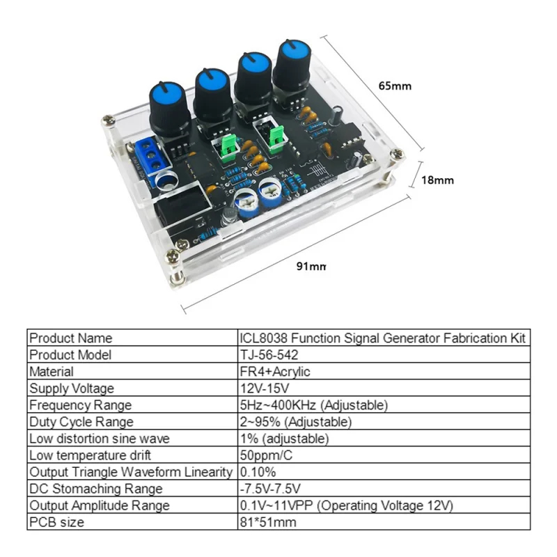 Diy Icl8038 Multifunctionele L - New Gadgets Electronic recensie en prijs