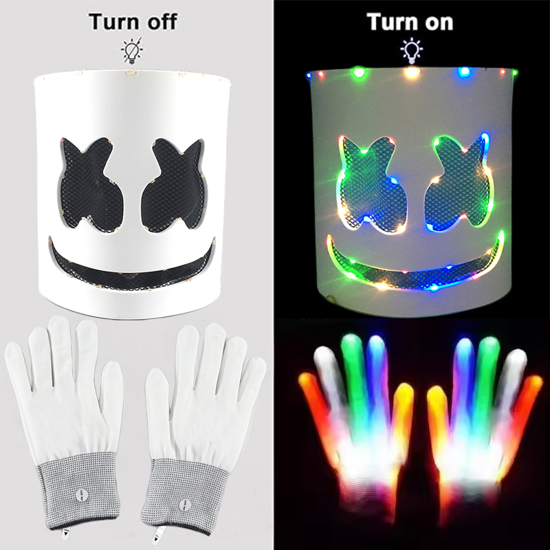 Led Light Up Masker en Handsch - Led Gloves Music recensie en prijs