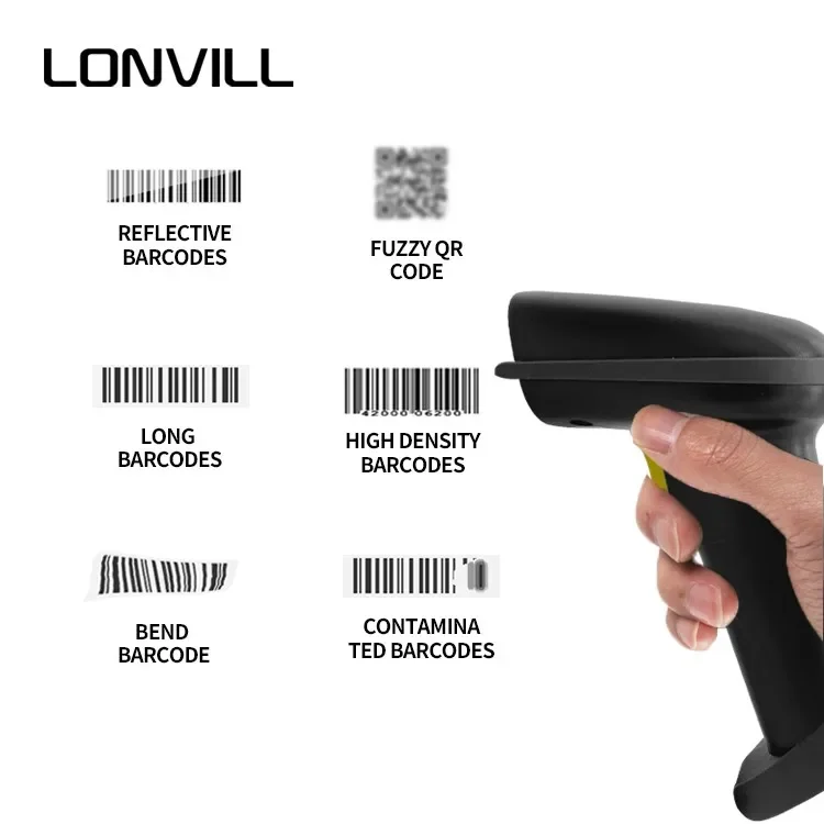 Groothandel 2.4G Handheld Barc - Barcode Scanner Wireless recensie en prijs