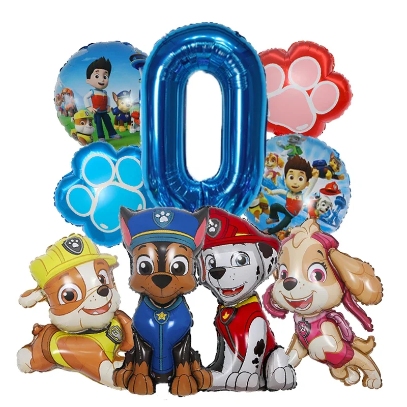 9 stuks Cartoon Paw Patrol Fol - Electronic Gift recensie en prijs