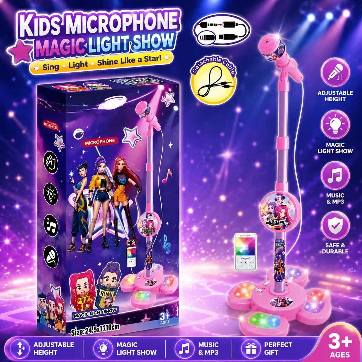 Karaoke-microfoon met standaar - Portable Translator Device recensie en prijs